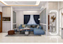 design modern interior with realistic 3d rendering